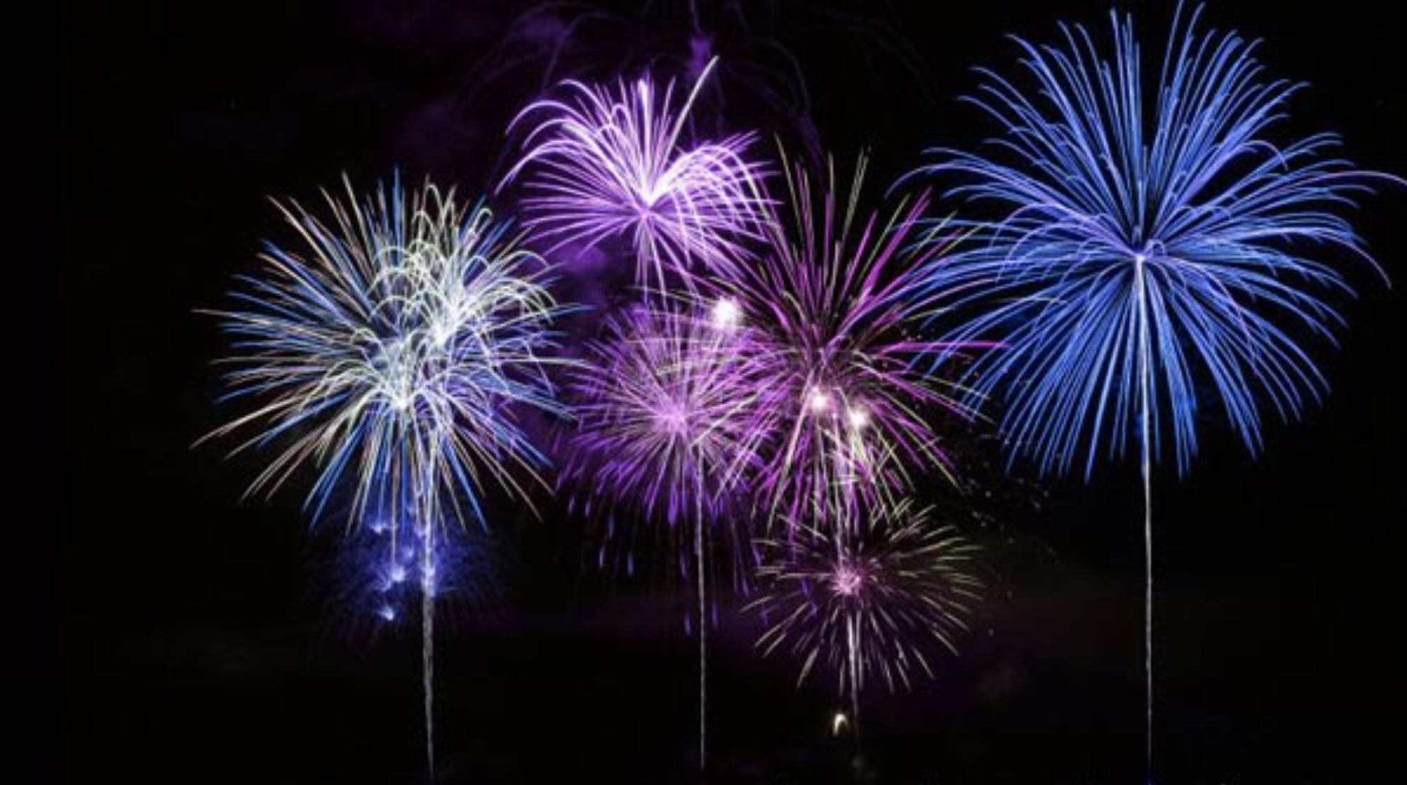 Fireworks for New Year's Eve at Seaside, FL