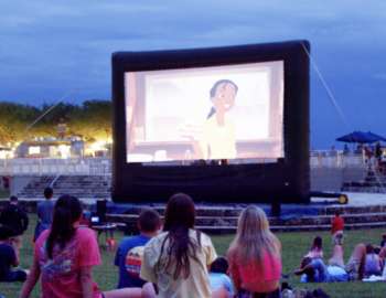 Seaside, FL Movie Night with Homeowner's Collection Vacation Rentals