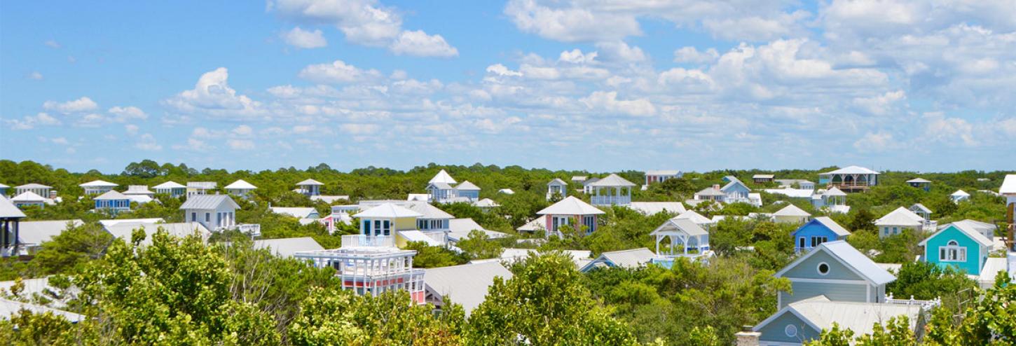 Seaside, Florida cottages on the SeasideFL map