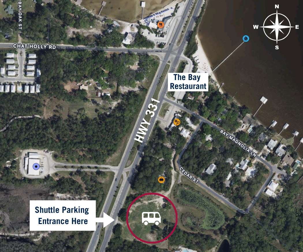 Seaside Shuttle Map Seaside Shuttle Map