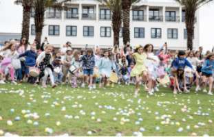 Easter Egg Hunt in Seaside, Florida Over 10,000 Eggs